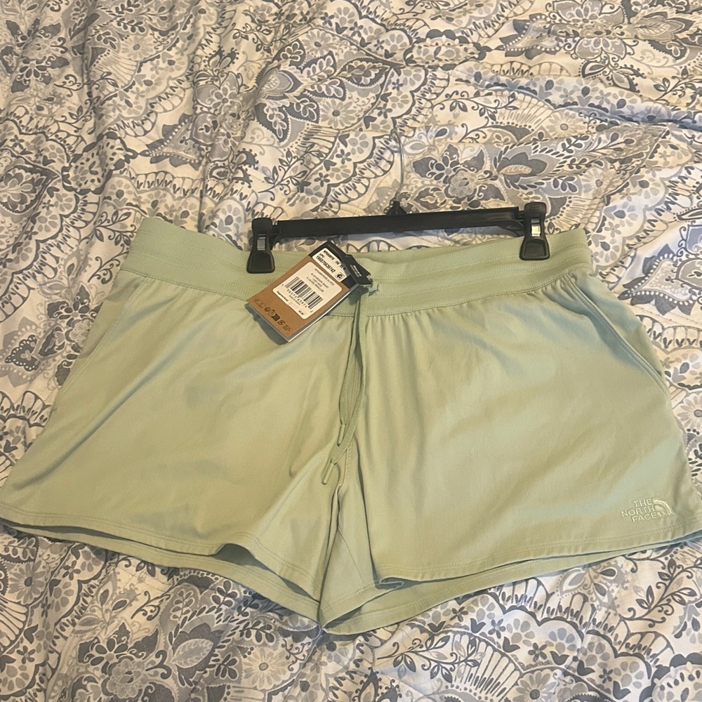 The North Face Women's Mint Green Athletic Shorts